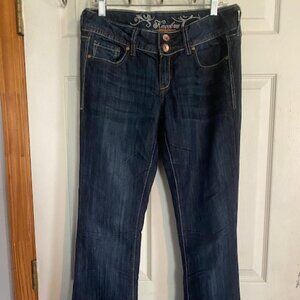Refuge Knock Out Skinny Boot Cut Jeans Size 8L